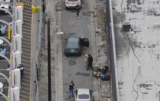 SF Cops Bust Hot-Prowl Suspect Cruising In Stolen Garage Getaway