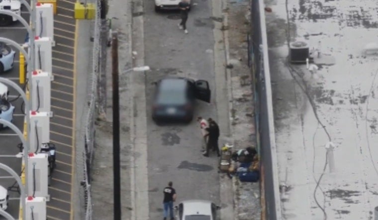 SF Cops Bust Hot-Prowl Suspect Cruising In Stolen Garage Getaway