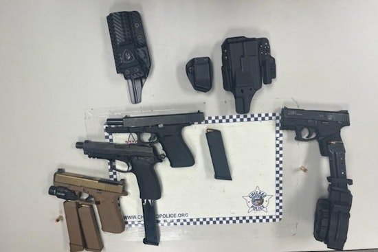 Sidewalk-Blocking Car Stop In Chicago Lawn Ends With Two Busted, Guns Seized