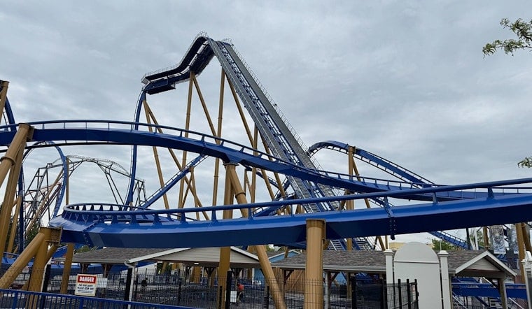 Six Flags Riders Tackle 180-Foot Walk-Off After Coaster Stalls In Gurnee