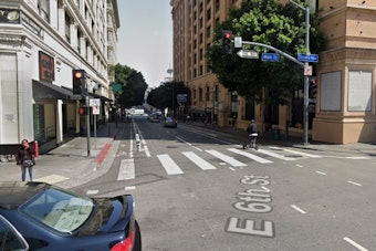 Skid Row Bus Horror: Pedestrian Struck And Killed On 6th Street