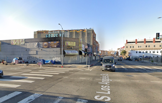 Skid Row Tent Uproar As LA Weed Brand Turns Homeless Encampments Into Logo Row