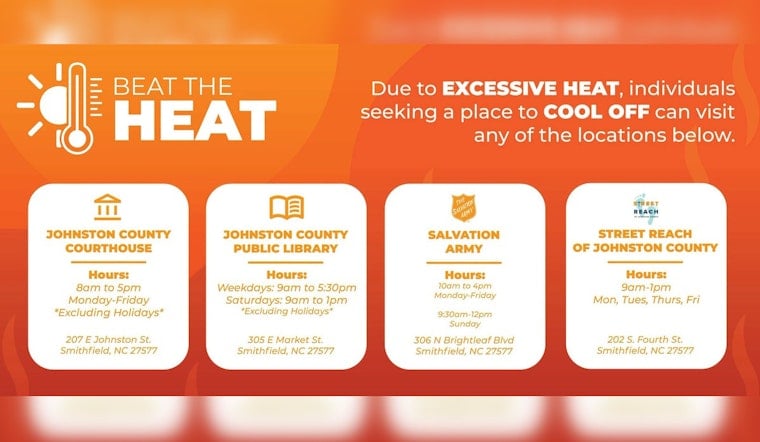 Smithfield Heat Wave, Cooling Centers Open As Heat Index Tops 100