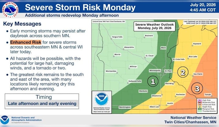 Smoky Dawn, Searing Noon: Minneapolis Braces For Storms And Heat