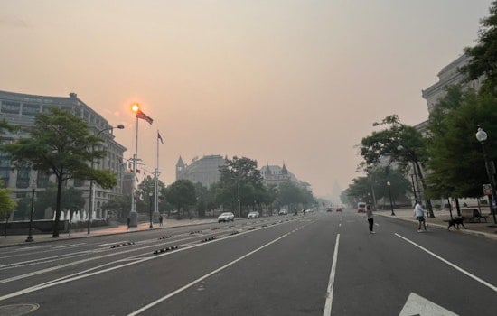 Smoky Skies Smother D.C. As Dangerous Storms Line Up