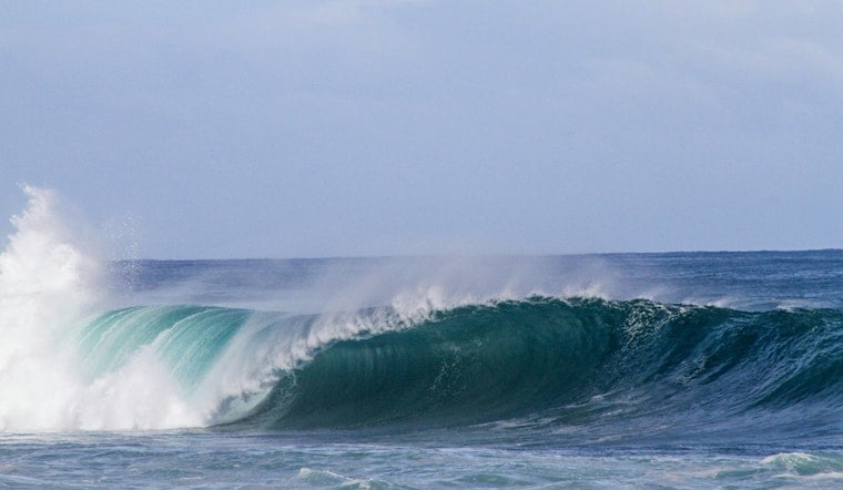 Sneaky South Swell Strips Orange County Beaches to the Bone