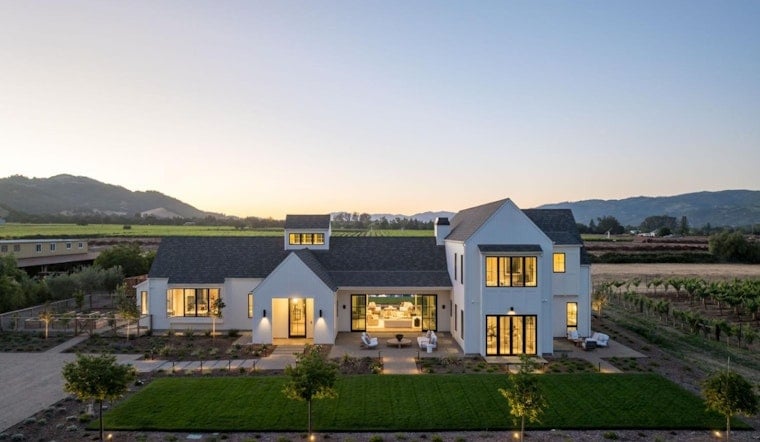 Sonoma Vineyard Farmhouse With Party-Ready Pool Lists For $10.9M
