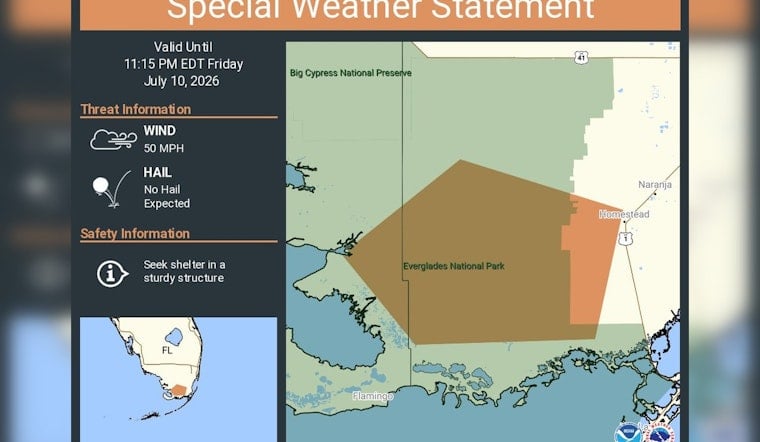 South Dade Battening Down as Storms Threaten 50 MPH Blasts