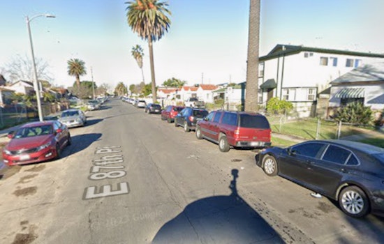 South L.A. House Erupts In Flames As LAFD Swarms 87th Place