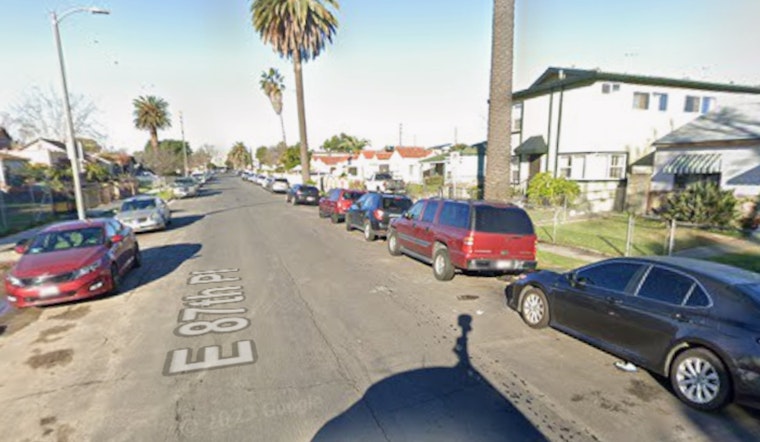 South L.A. House Erupts In Flames As LAFD Swarms 87th Place
