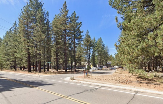 South Lake Tahoe Flag Fire Scare Outside Police HQ Ends in Arrest