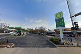 South Side Gas Station Damaged In Failed Jeffery Boulevard Crash-And-Grab