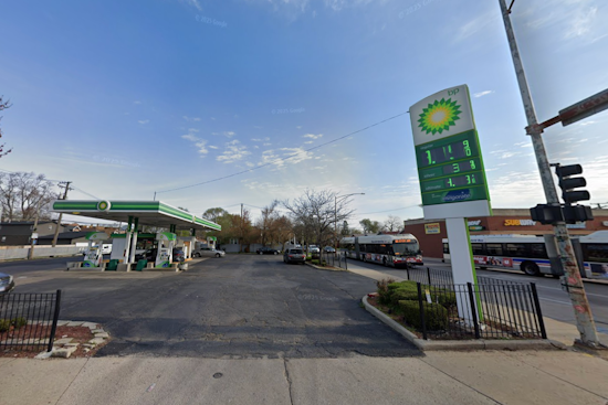 South Side Gas Station Damaged In Failed Jeffery Boulevard Crash-And-Grab