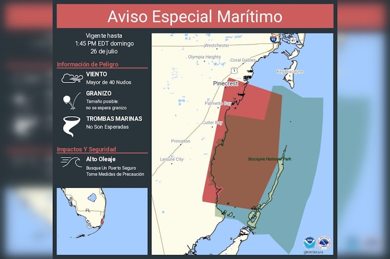 Spanish Storm Alert Sends Biscayne Bay Boaters Racing For Cover
