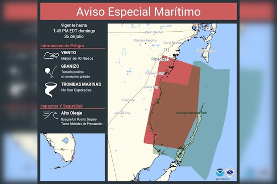 Spanish Storm Alert Sends Biscayne Bay Boaters Racing For Cover