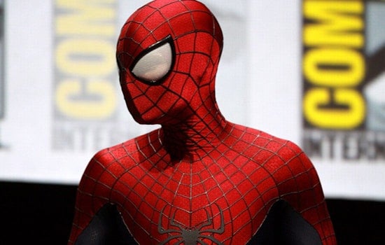 Spider-Man Kissing Booth Draws Crowds Outside West Hollywood Grocer