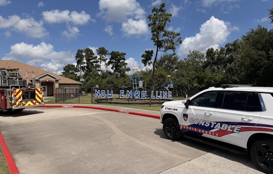 Spring Playground Blaze Rattles Rhodes Road Before Crews Knock It Down