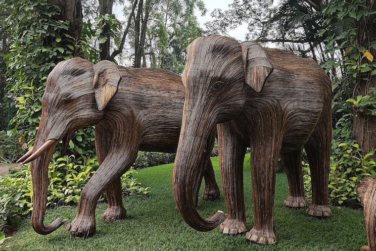 Stampede on Comm Ave: 100 Giant Elephants Invade Back Bay