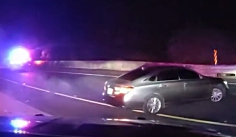 Stolen Car, Spiked Tires: San Pablo Police Dashcam Chase Ends In Martinez