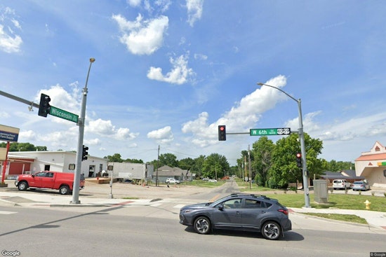 Stolen Truck Chase Ends With Lawrence Patrol Car Hit