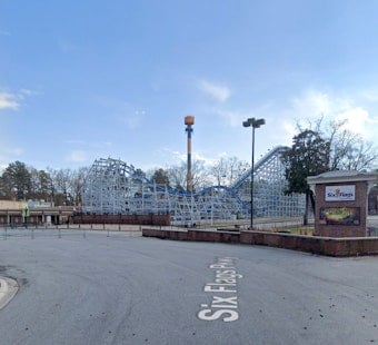 Storm-Slammed Tree at Six Flags Entrance Leaves Four Hurt in Austell