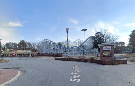 Storm-Slammed Tree at Six Flags Entrance Leaves Four Hurt in Austell