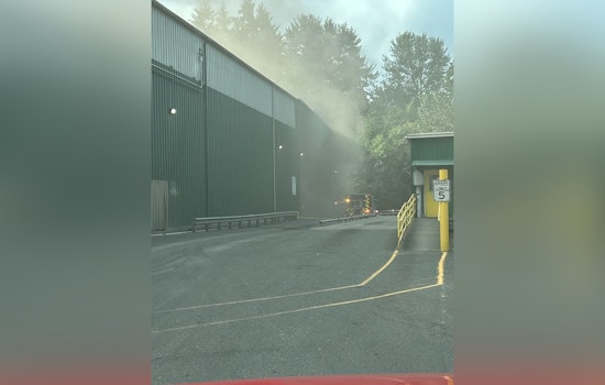 Stubborn Machinery Fire Chokes Eastside Block As Crews Swarm NE 190th St