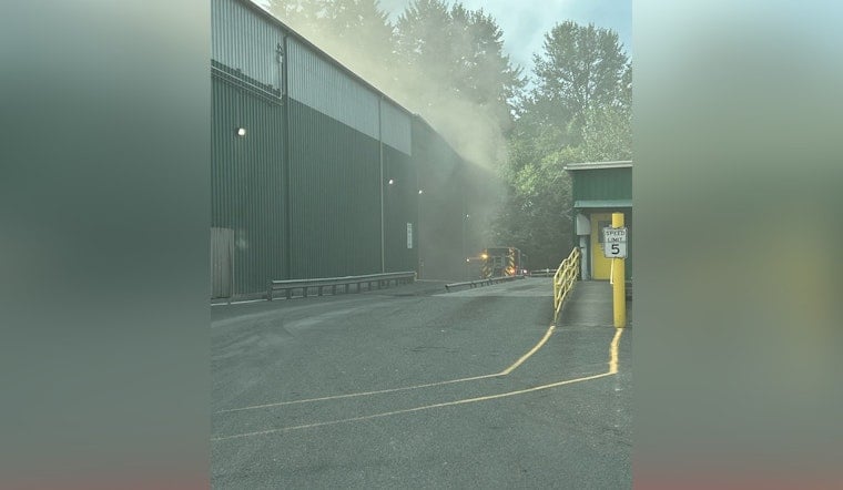 Stubborn Machinery Fire Chokes Eastside Block As Crews Swarm NE 190th St