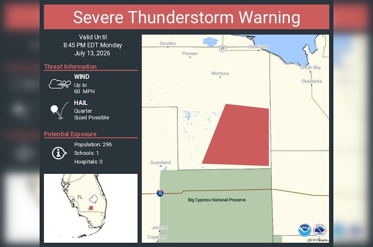 Sudden Hendry County Tempest Slams Lake Okeechobee Corridor