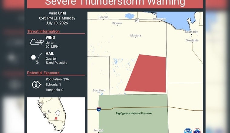 Sudden Hendry County Tempest Slams Lake Okeechobee Corridor