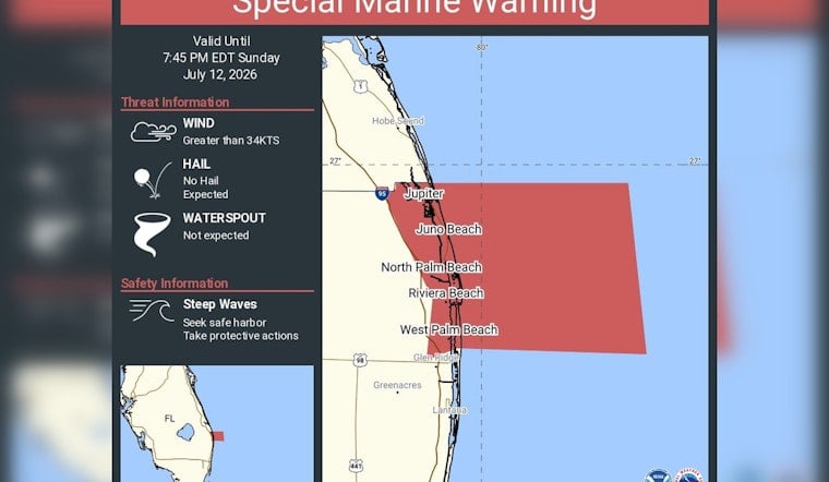 Sudden Squalls Put Jupiter-to-Deerfield Boaters on High Alert