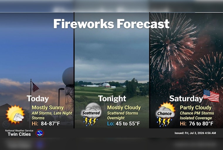 Sweaty Start, Stormy Finish: Minneapolis Braces For A Soggy Fourth