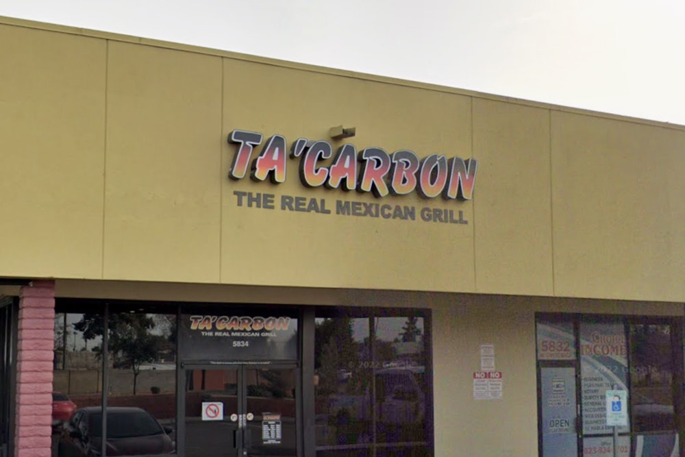 Glendale Grill Star Ta'Carbon Crashes List of America's Best Burritos
