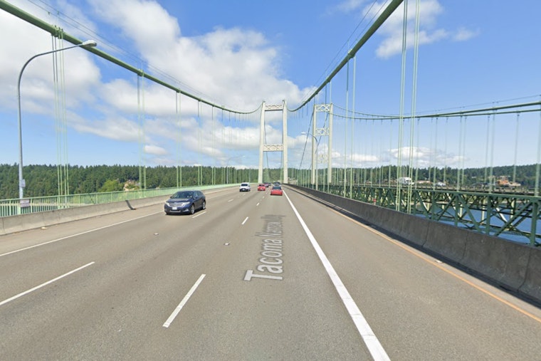 Tacoma Narrows Bridge Standoff Brings Morning Commute To A Crawl