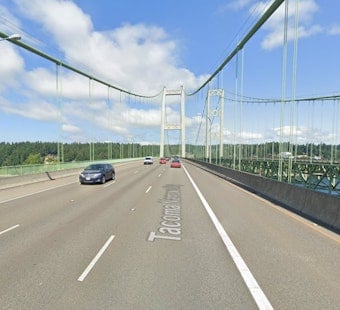 Tacoma Narrows Bridge Standoff Brings Morning Commute To A Crawl