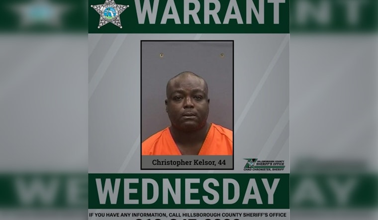 Tampa Deputies Seek Christopher Kelsor On Multiple Charges