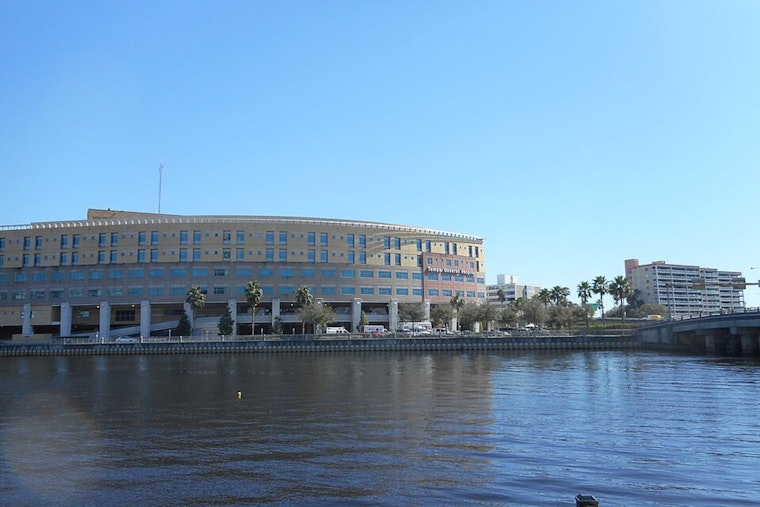 Tampa General Fortifies Hospital With Bigger AquaFence Before Hurricane Season