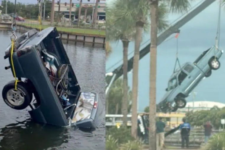 Tarpon Springs Man Dies After Truck Sinks Into Pinellas Pond