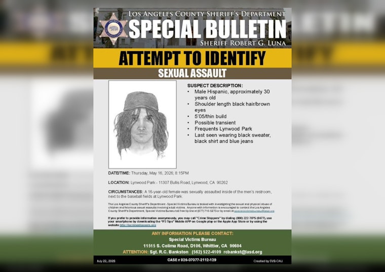 Teen Girl Attacked In Lynwood Park Restroom As Deputies Hunt Suspect