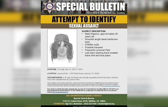 Teen Girl Attacked In Lynwood Park Restroom As Deputies Hunt Suspect