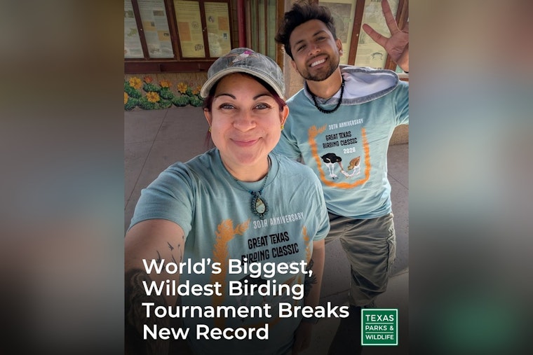 Texas Birding Classic Breaks Records, Sends $85,000 To Conservation