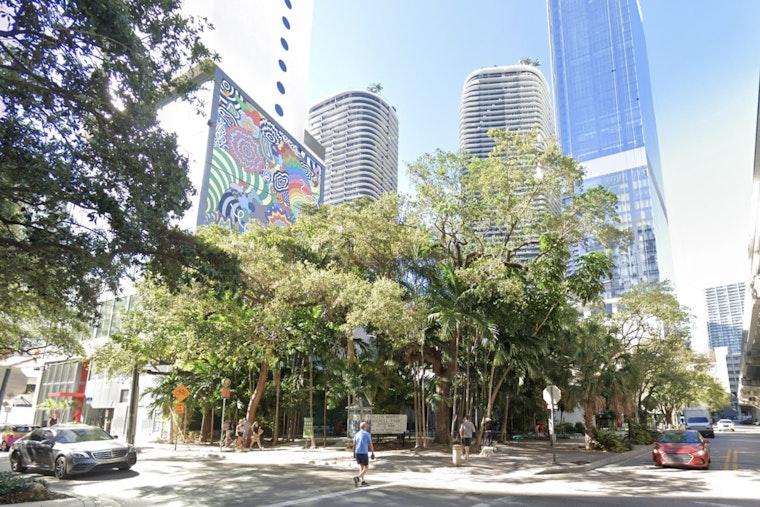 Tiny Brickell Park Could Trade Trees For Tables In Allen Morris Plan
