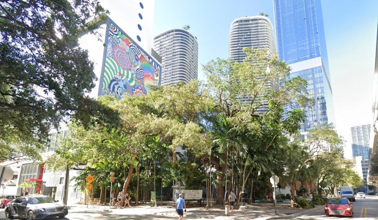 Tiny Brickell Park Could Trade Trees For Tables In Allen Morris Plan