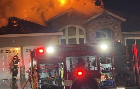 Tubbs-Rebuilt Larkfield Home Heavily Damaged In New Blaze