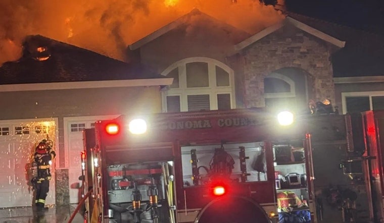 Tubbs-Rebuilt Larkfield Home Heavily Damaged In New Blaze