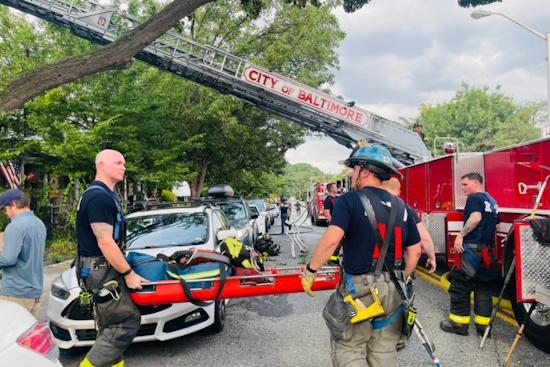 Two-Alarm Hampden Row Home Blaze Rocks W. 37th Street