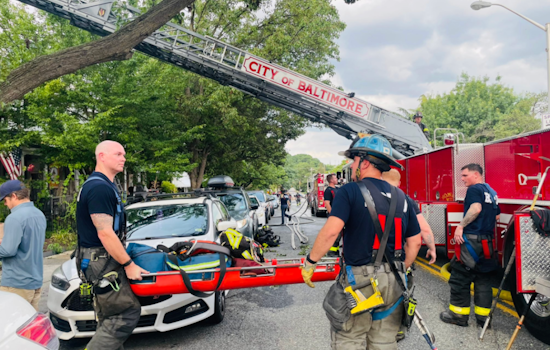Two-Alarm Hampden Row Home Blaze Rocks W. 37th Street