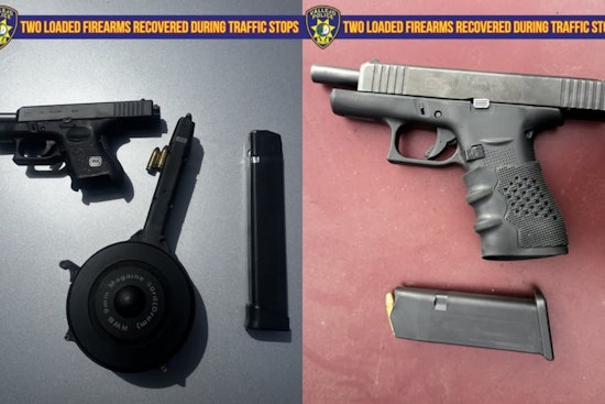 Vallejo Cops Snag Two Loaded Guns in Back‑to‑Back Traffic Stops