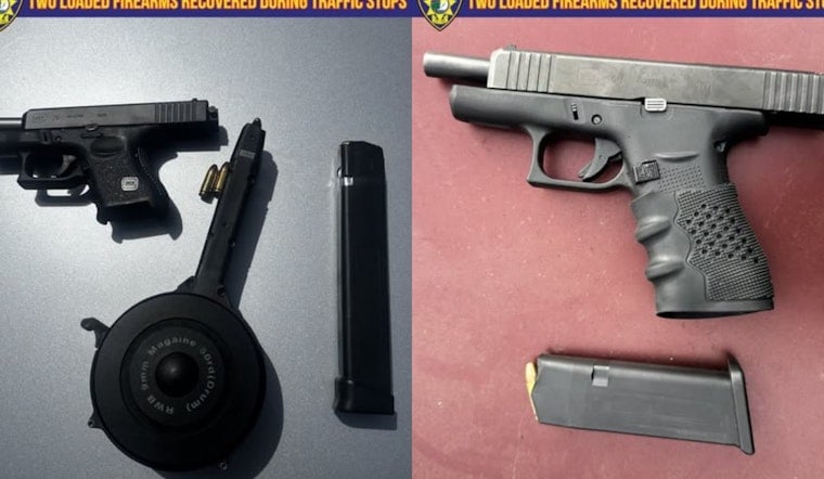 Vallejo Cops Snag Two Loaded Guns in Back‑to‑Back Traffic Stops
