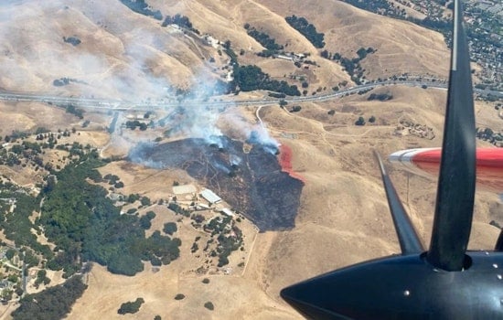 Vargas Fire Scorches Fremont Hills Before Crews Slam On the Brakes